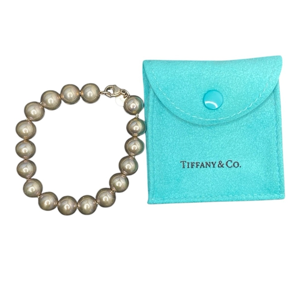 Tiffany & Co Sterling Silver Hardwear Ball/Bead Bracelet